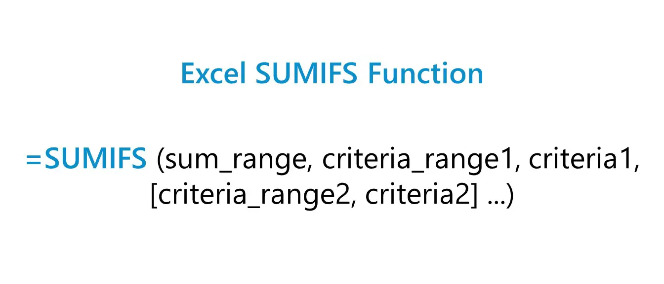 Función SUMIFS en Excel | Fórmula + Calculadora