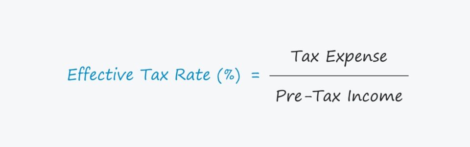 Tasa impositiva efectiva (ETR) | Fórmula + Calculadora