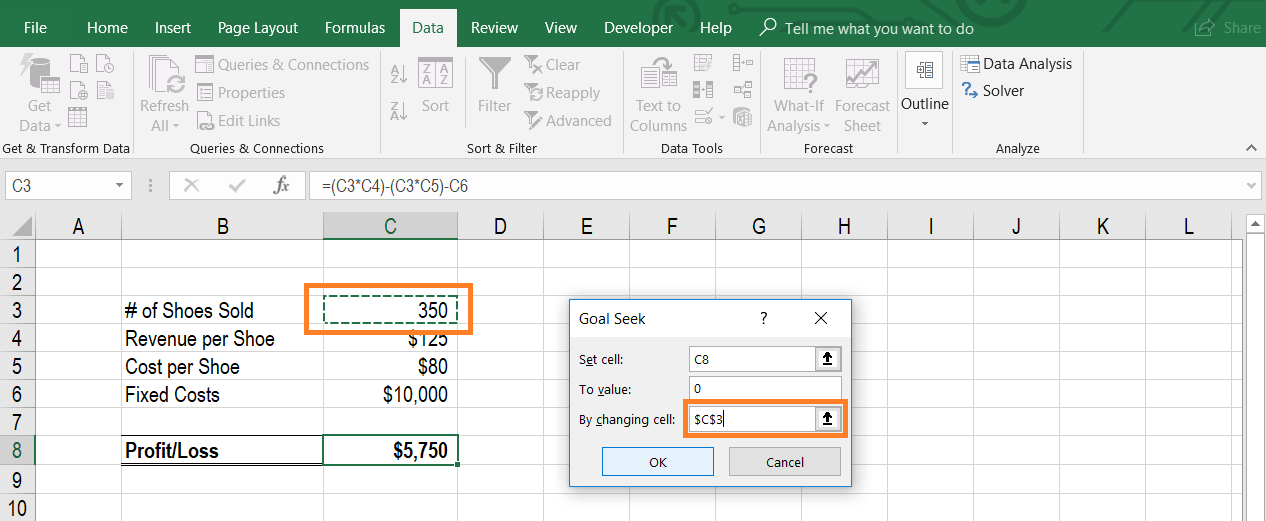 Búsqueda de destino en Excel