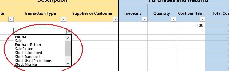 Plantilla gratuita de inventario de Excel